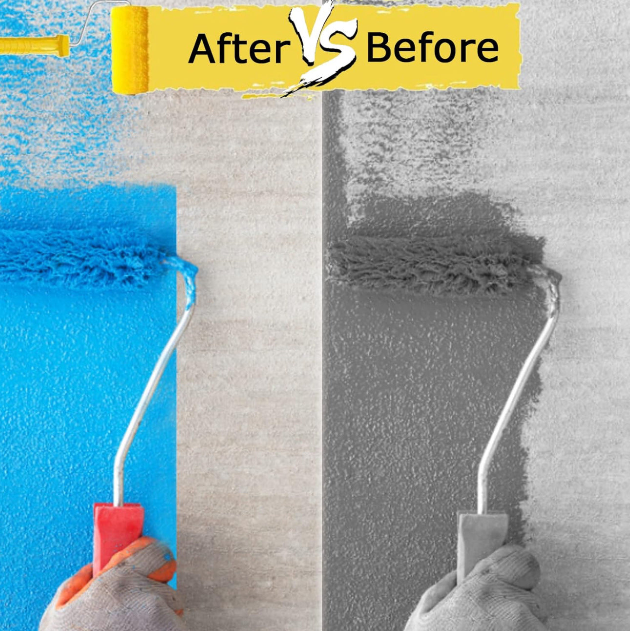 (10-Pack) Professional Blue Painter's Tape - 14-Day Clean Removal, UV Resistant for Crisp Paint Lines