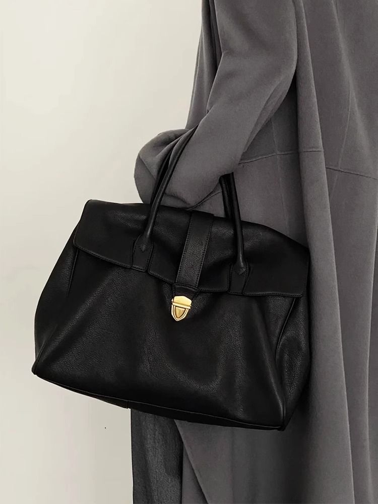 Sophisticated Ladies' Briefcase Tote Bag - High-End Business & Everyday Handbag (36x17.5x28 cm)