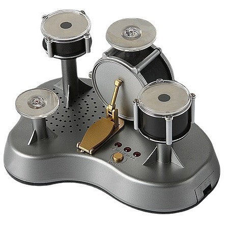 Mini Electronic Finger Drum Set Touch Sensitive Desktop Percussion Toy with Light-Up Game Mode Novelty Gift for Kids and Musicians