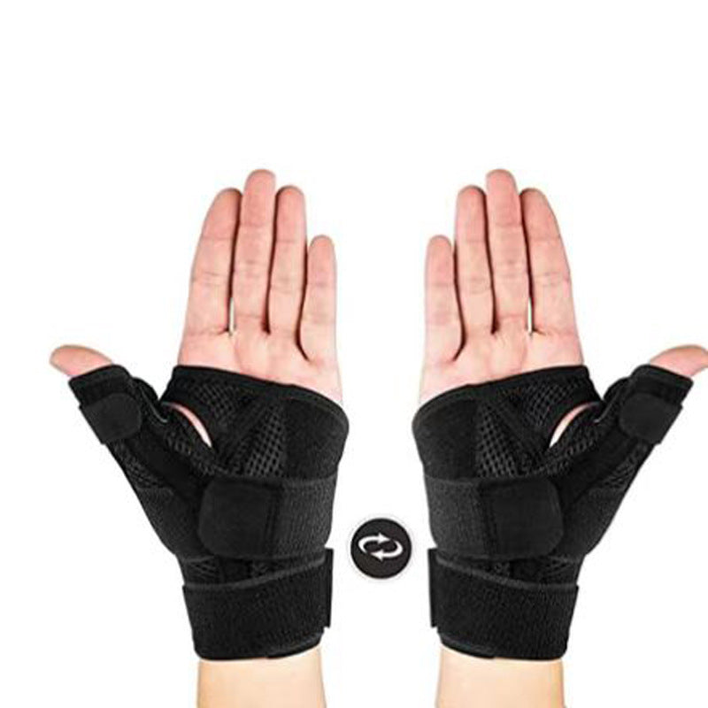 One Pair Adult Breathable Thumb Spica Splint Wrist Brace(Left & Right Hand) - Support and Stabilization for Sports Injuries, Training, and Recovery