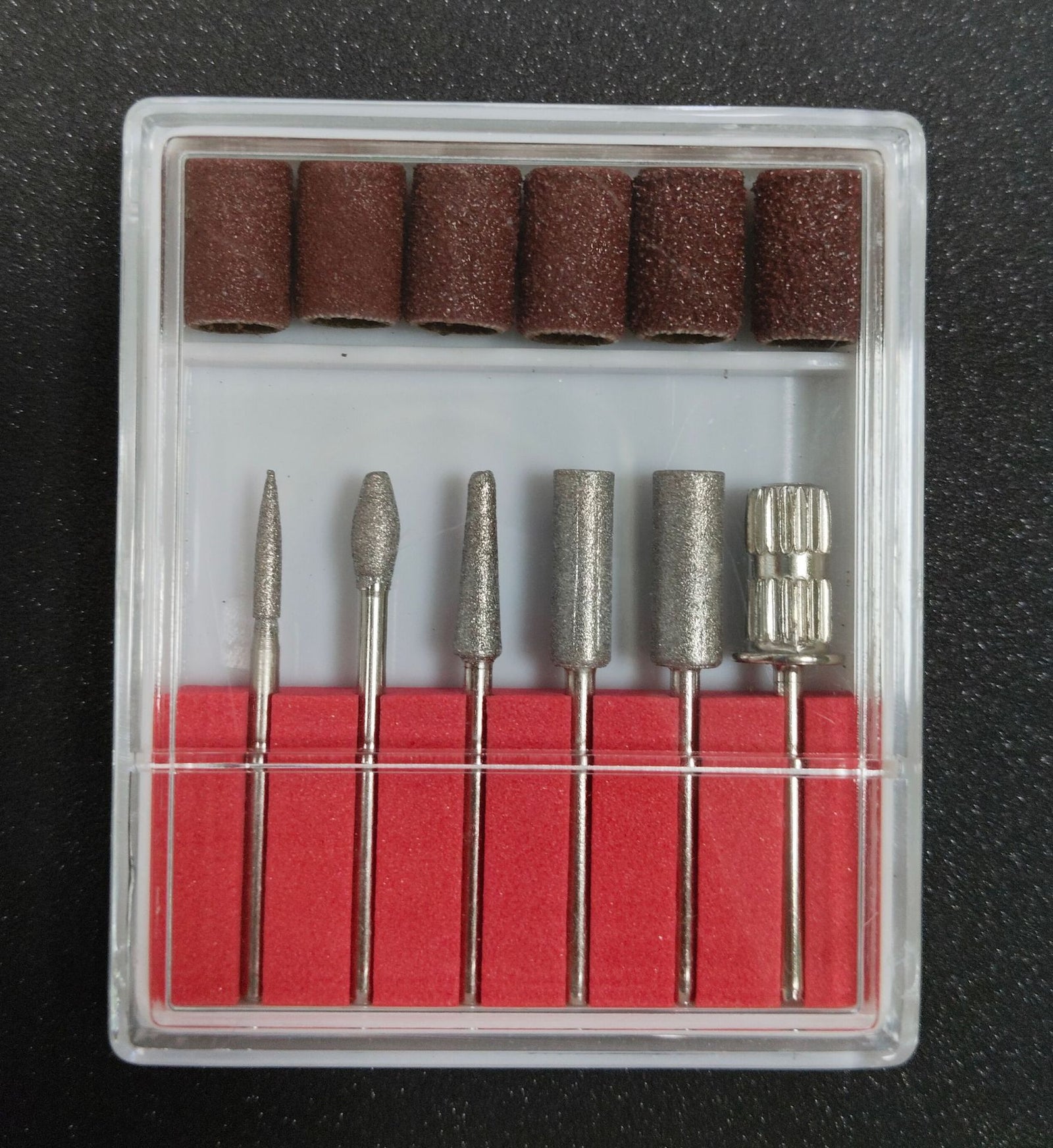 Purple Portable Wireless Professional Electric Nail Drill Machine Includeing 6 Nail Drill Bits- High-Speed 20000 RPM, Adjustable 4-Speeds with LCD Display