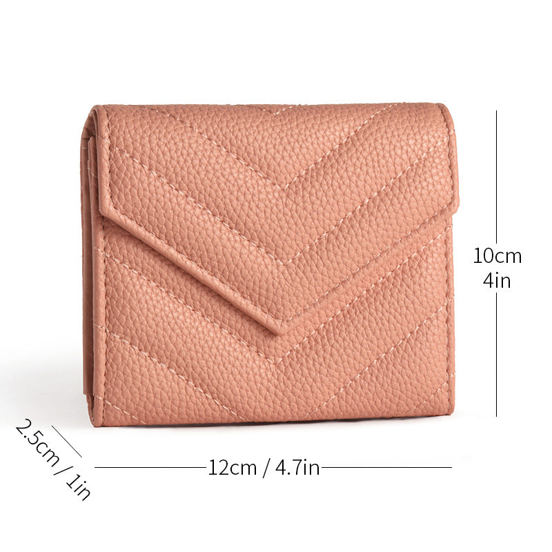 3-Pack Soft PU Rhombus Pattern Quilted Lipstick & Card Holder - Portable & Durable Cosmetic Pouch / Coin Purse (Pink & Purple & Black Large Rhombus Pattern Set)