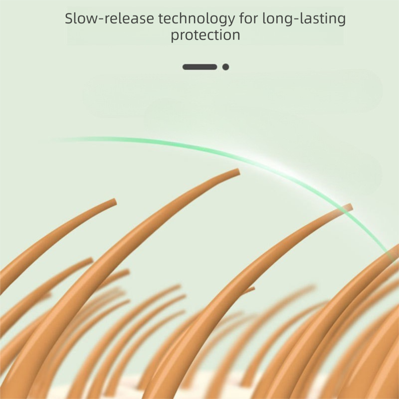 2-Pcs Green Pet Insect Repellent Collar with Plant-Based Essential Oils – Adjustable, Water-Washable & Safe for Dogs and Cats(36cm)