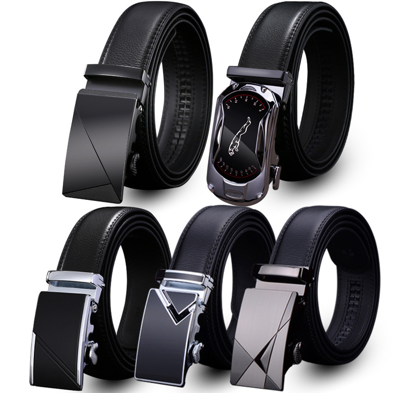 Valentine's Day Gift - Premium Men's Genuine Leather Automatic Buckle Belt - Business & Casual(Style 10)