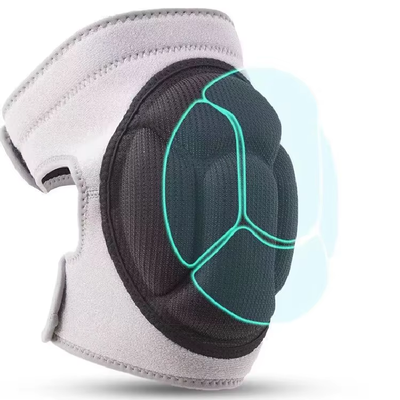 2 Pack Black Thick EVA Foam Knee Pads Anti-Slip Breathable Sponge Knee Guards for Gardening Flooring Dance Volleyball & Work Impact Protection(Size S)