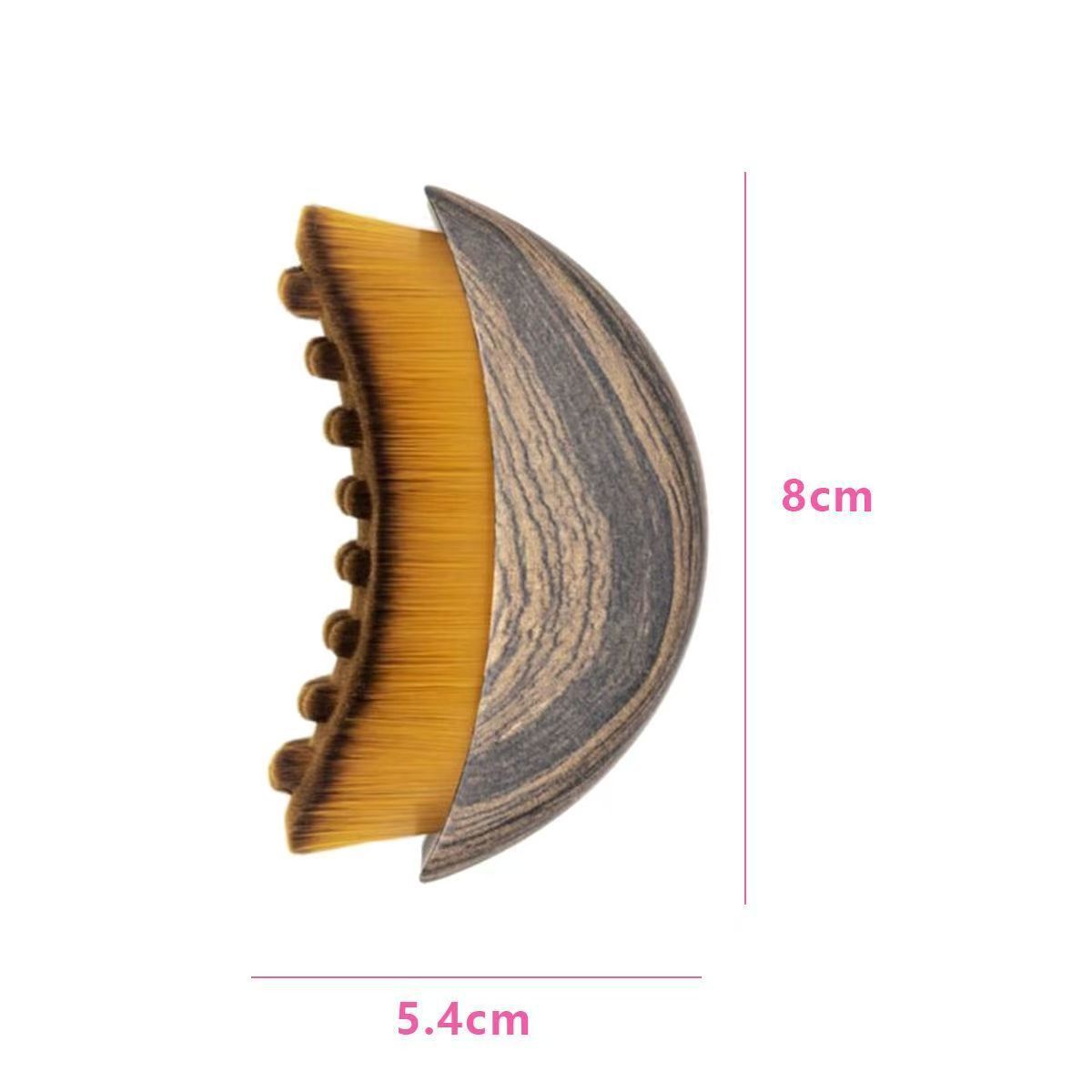 2-PCS Lymphatic Contour Face Brush – Plastic Handle with Nylon Bristles for Facial Massage and Lymphatic Drainage in Australia