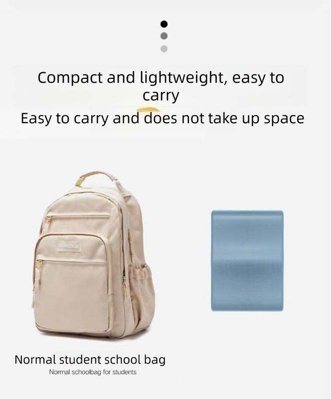 Grey Ergonomic Memory Foam Student Seat Cushion – 34×24×5cm, Breathable & Anti-Slip Design for Long-Term Sitting Comfort in Classrooms | Ideal for Primary and Secondary School Students