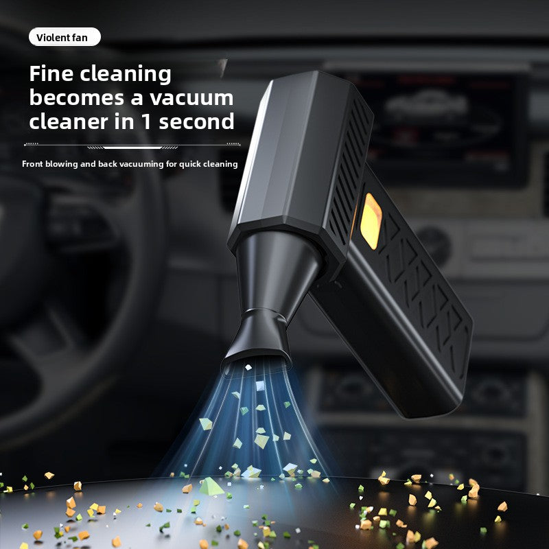 Black High Power Portable Jet Fan Air Blower 130000 RPM Electric Duster for Snow Removal Car Drying Camping and Outdoor Cleaning