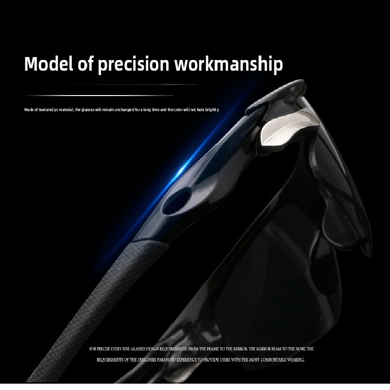 2-PCS Bright black frame with red mercury Men's Sports Cycling Sunglasses Windproof PC Frame Wrap Around Design for Riding Fishing Running Reliable Outdoor Protection Australian Style