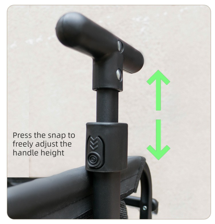 Mini Foldable Outdoor Camping & Utility Wagon with 5-Inch Wheels