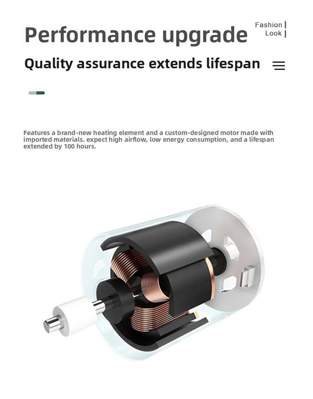 3-in-1 Hot Air Brush & Volumiser Hair Dryer Styler 1000W Ceramic Negative Ion Blowout Brush for Straightening and Curling Purple AU Plug