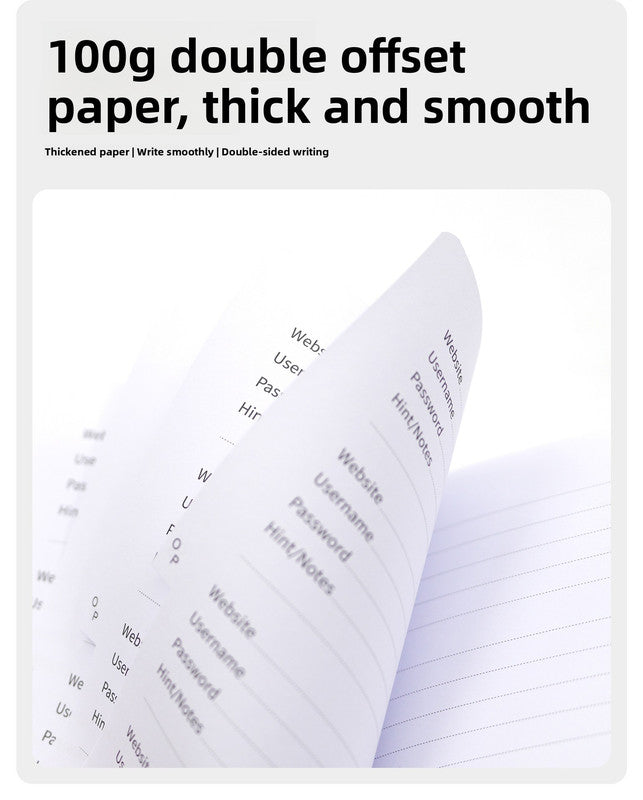 Rose Gold Password Log Book with Alphabetical Tabs Internet Address Organizer Small PU Leather Notebook with Owl Design Pen Holder and Inner Pocket Ideal for Home and Office