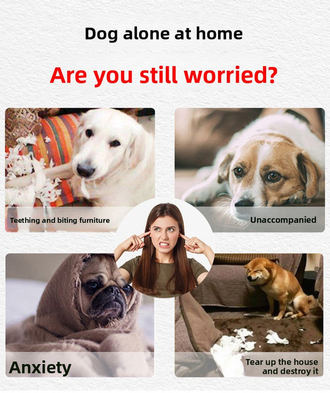 2 Pack Interactive Dog Giggle Ball Set 14cm - Green Wobble Sound Toy & White Glow in the Dark Luminous Ball - No Batteries Required for Medium to Large Dogs