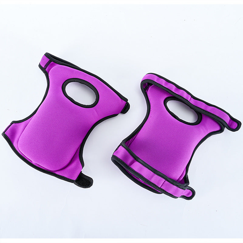 Waterproof Garden Knee Pads High Density EVA Foam Cushion for Weeding & Cleaning Adjustable Neoprene Straps Dark Purple 1 Pair