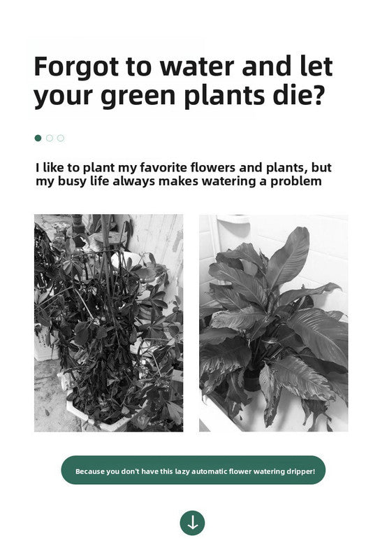 2 PCS Automatic Self-Watering Plant Spikes Adjustable Drip Irrigation System for Indoor Outdoor Garden Pots Holiday Care Green and Pink