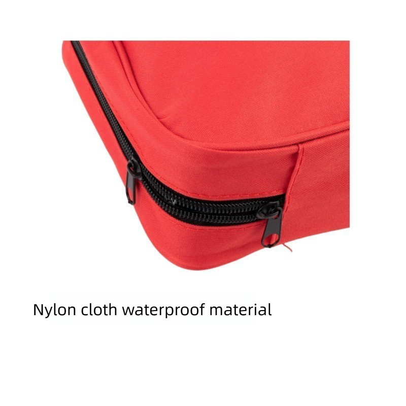 Large Empty First Aid Kit Bag Waterproof Nylon Emergency Medical Storage Case Portable Organiser for Home Car Camping Travel 26cm Red
