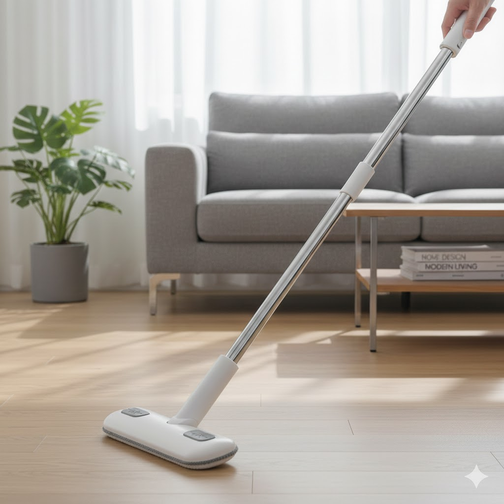 2-in-1 Window Fly Screen Cleaner Brush with Extendable 82cm Stainless Steel Handle Multifunctional Mesh Cleaning Tool for Wet and Dry Use on Glass and Carpets