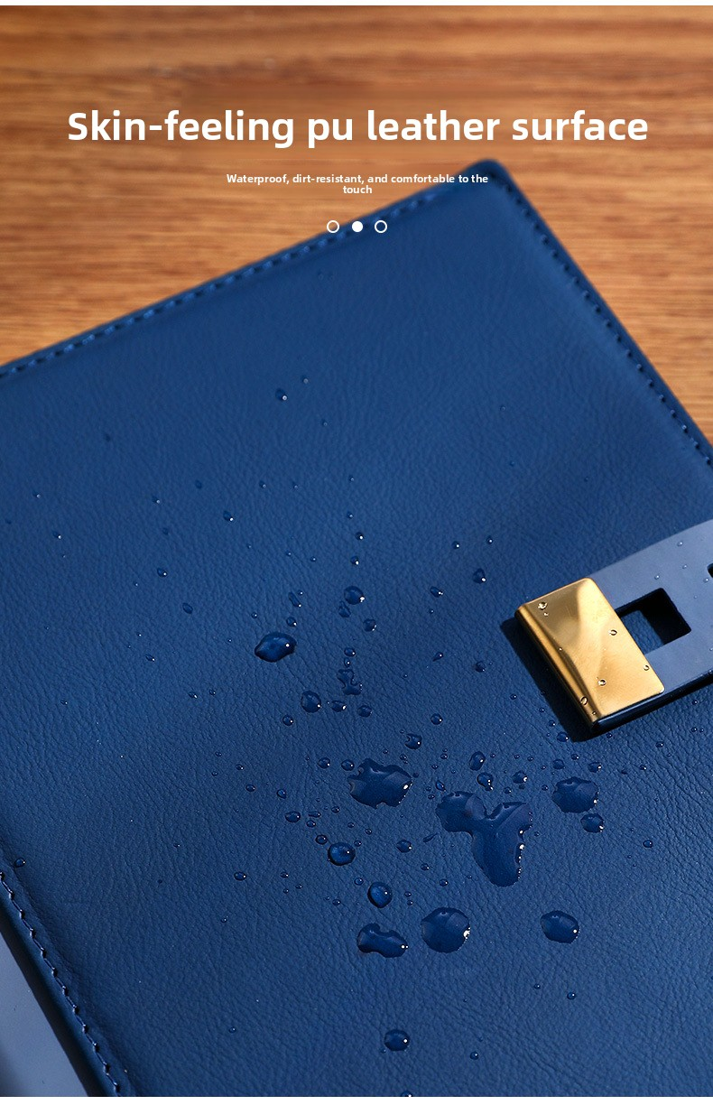 Brown Premium A5 Business Notebook Gift Set with Metal Pen - Soft PU Leather Journal 320 Pages Thick Paper - Executive Diary for Office & Home