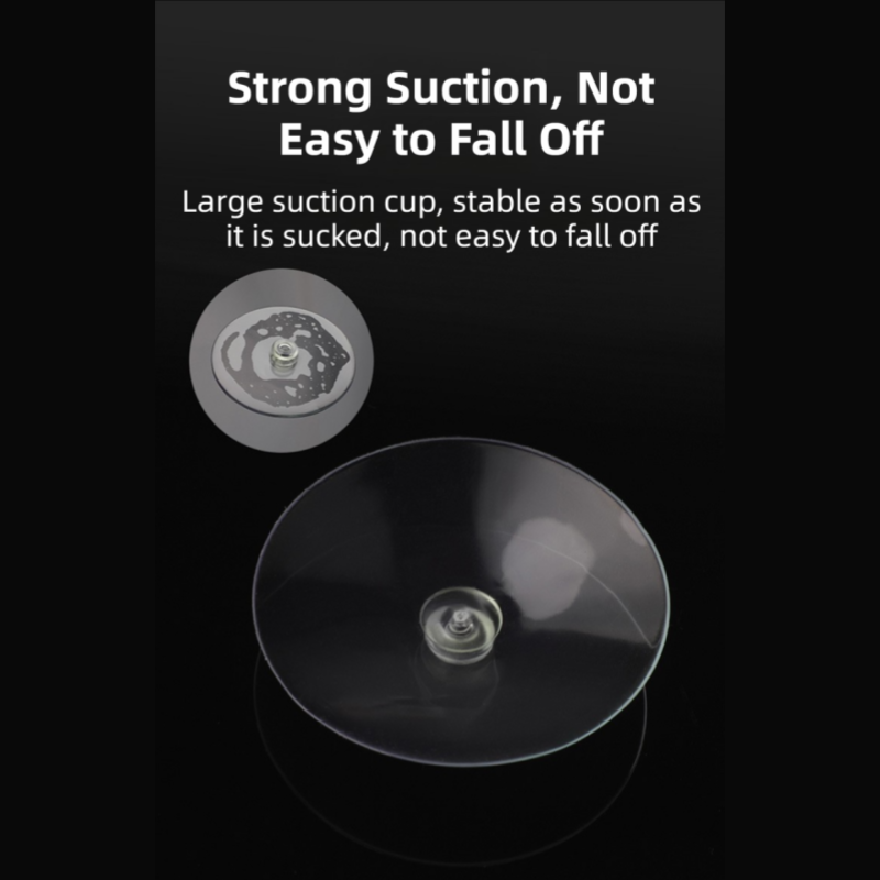 Black IPX4 Waterproof Portable Bluetooth Shower Speaker with Suction Cup & LED Light - Multi-Use As Phone Stand, Built-in Mic for Hands-Free Calling