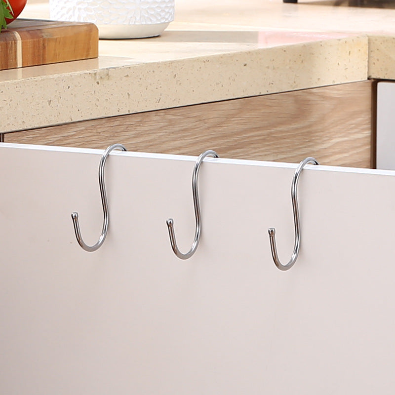 3PCS Black + 3PCS White Retractable Hanging Basket Pulley System & 6PCS Heavy Duty Stainless Steel S-Hooks Combo - Garden Plant Hanger(Max Load 5KG)