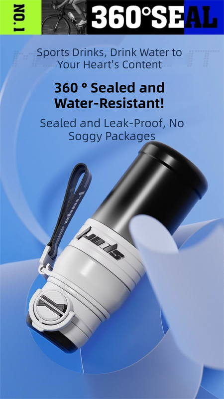 Black 680ml Large Capacity Sports Insulated Tumbler - 316 Stainless Steel Straw Water Bottle, Dual-Use Lid for Travel & Outdoors