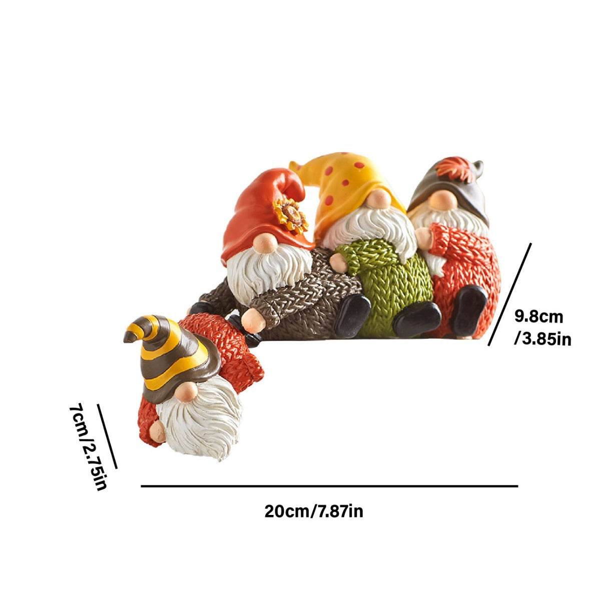 Resin Polar Bear Figurines - Creative Miniature Desktop Ornaments and Garden Decor Craft