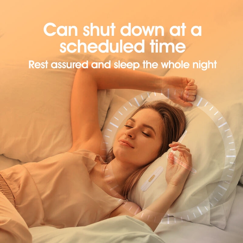 Blue SMB-07 Bone Conduction Under-Pillow Speaker - Bluetooth 5.4 Ultra-Thin Sleep Aid Sound Bar with Dual Speaker Resonance & 36 Built-in White Noise Tracks