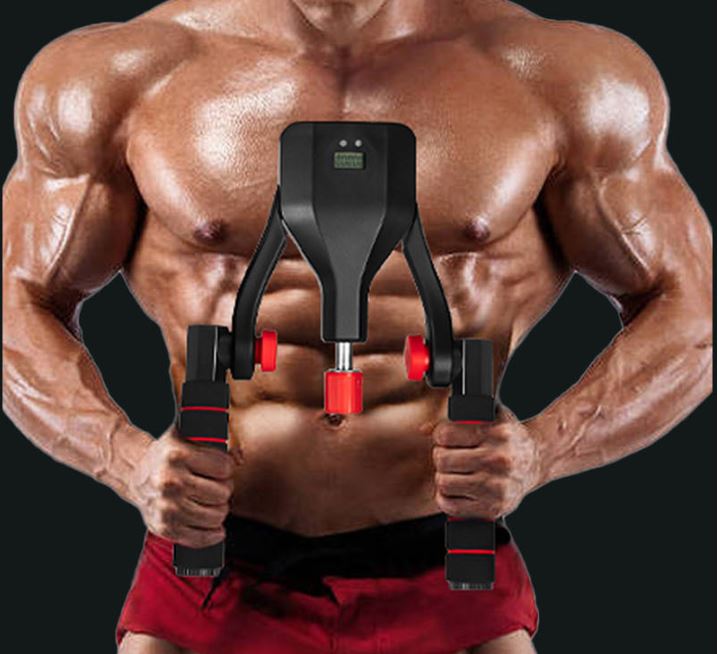 Black 50KG High-Resistance Kegel Trainer With Smart Counter & Leg Straps - Muscle & Thigh Slimming Equipment with Jump Rope & 2 Handles Attachment