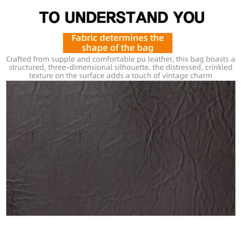 Caramel Trendy Vertical Square PU Leather Moto Crossbody Bag & Tote with 5-Pocket Organized Compartments & Adjustable Strap