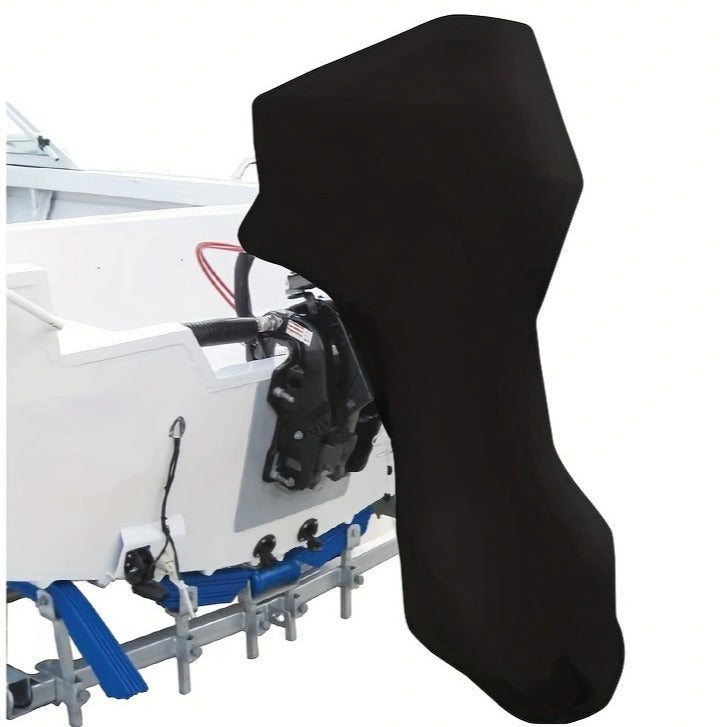 Heavy-Duty Full Marine Engine Coverage for 15-20HP - Waterproof & UV Resistant All-Weather Boat Engine Protector