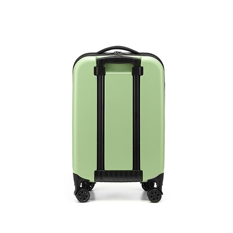 Green 20 Inch Foldable Carry-on Suitcase with 360 Spinner Wheels and Combination Lock, Lightweight Space Saving Hard Shell Luggage for Australian Travel