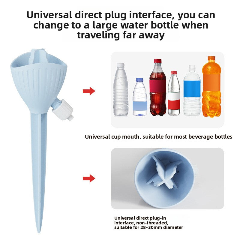 5-PCS Green Automatic Plant Watering Spikes with Adjustable Flow Control Universal Fit 5 Pack for Indoor and Outdoor Potted Plants Reliable Gardening Solution for Local Homes