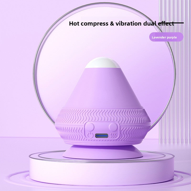 Purple Electric Suction Fascia Massage Ball with Heated Vibration Type-C Rechargeable Deep Muscle Relaxation Tool for Local Professionals and Modern Lifestyles