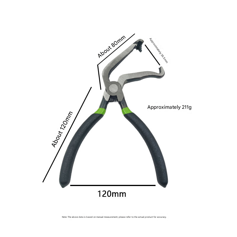 Red 3 Piece Automotive Wire Connector Removal Tool Set with Straight Bent and Dual End Pliers for Electrical Harness Disassembly