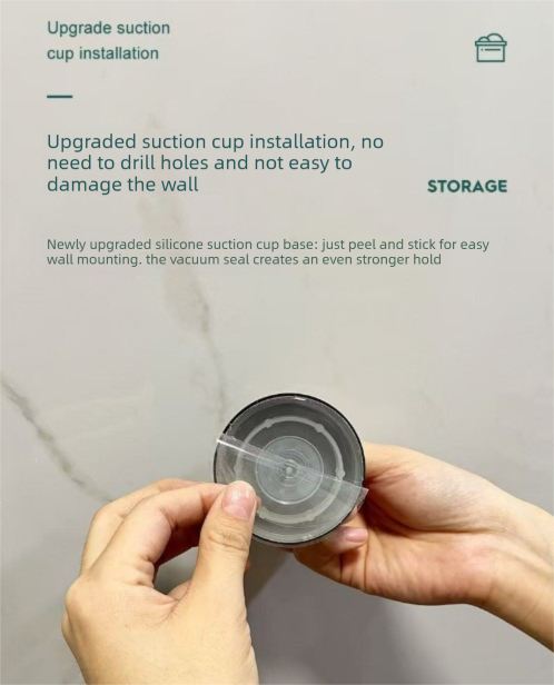 4-Pack Heavy Duty Vacuum Suction Cup Hooks Matte Black - Stainless Steel No-Drill Wall Hangers for Bathroom, Shower & Kitchen (Waterproof)