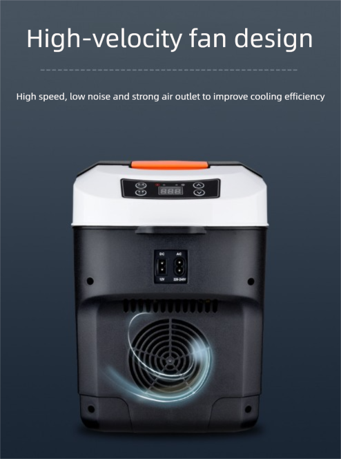 10L Digital Car Fridge Warmer 12V 24V 240V Portable Electric Cooler for Truck Car Home Camping LCD Display Black