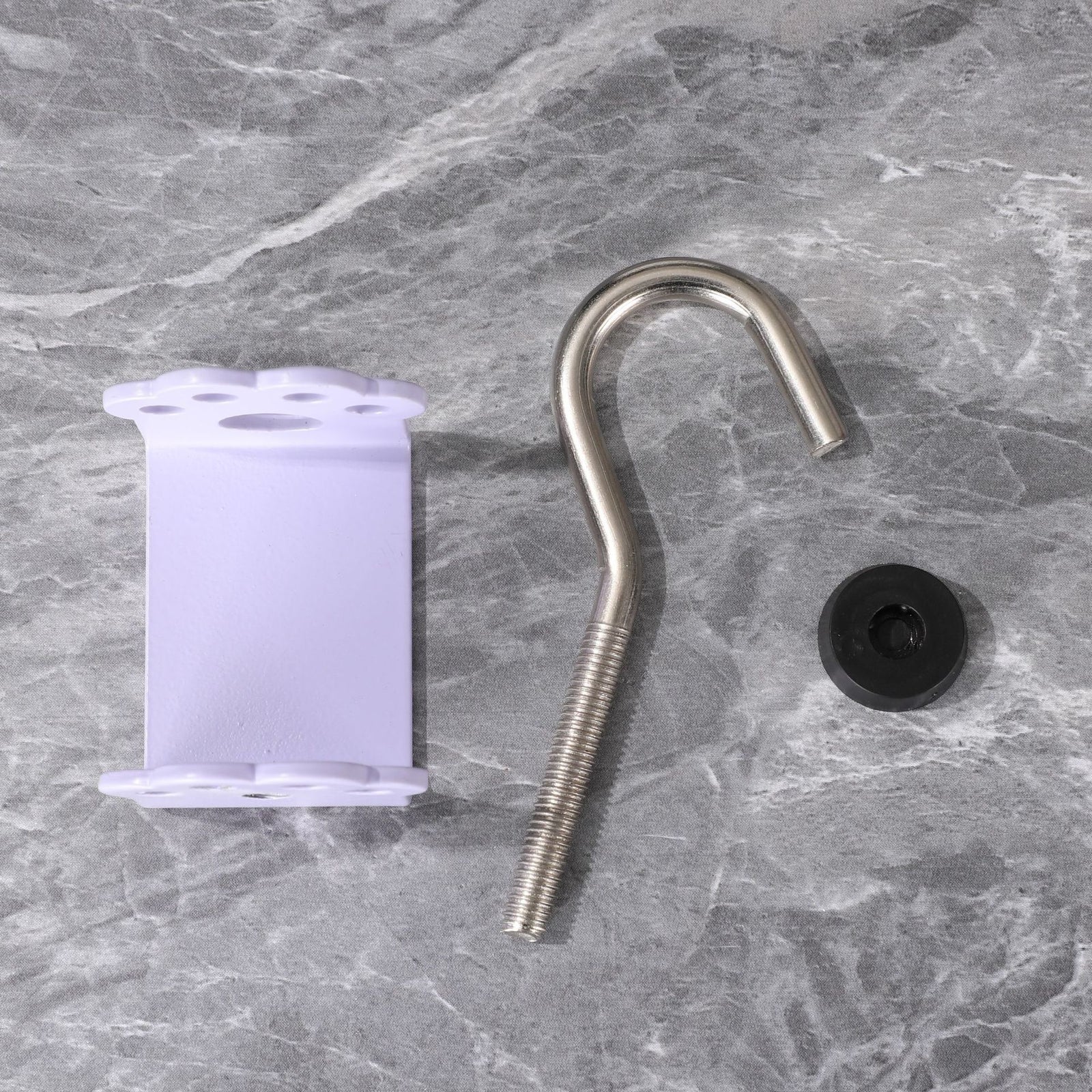 Macaron Paw Table Side Hook 2-Piece Set Adjustable Desk Hanging Clamp No-Drill Portable Bag Hook Light Pink