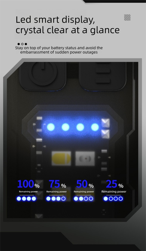 Mini EDC Keychain Flashlight Dual LED Super Bright 750mAh Type-C Rechargeable Magnetic Torch Work Light Black