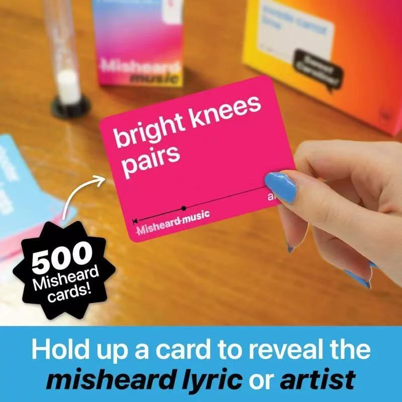 Misheard Music Music-Party Game - High-Energy Family & Social Interactive Game for All Ages