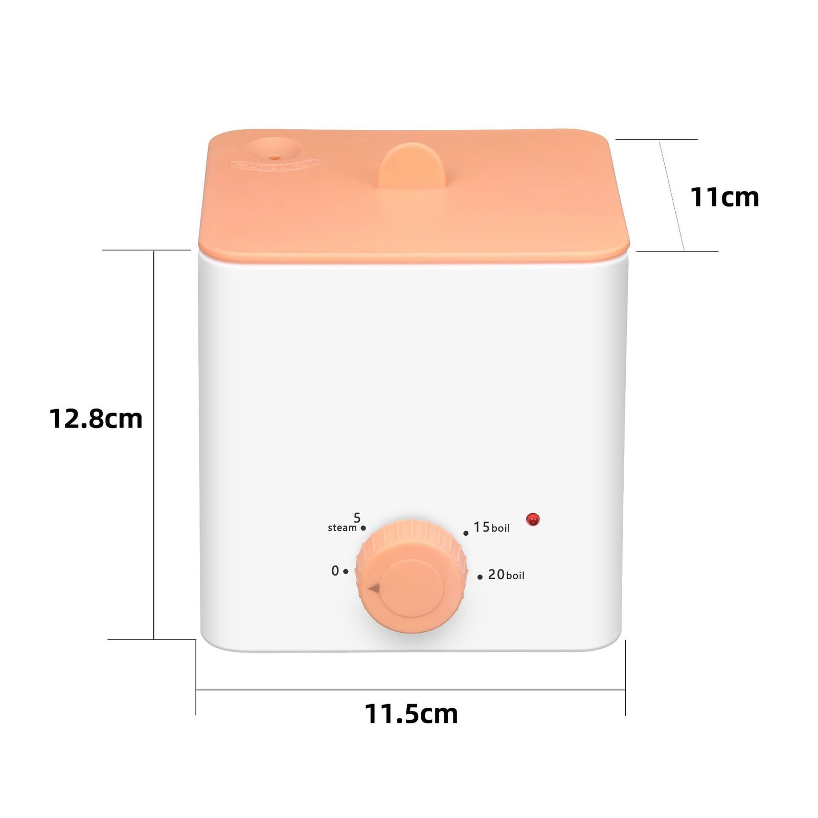 Green Portable 2-in-1 High-Temperature Steam & Boiling Sterilizer for Silicone Period Cups - Automatic One-Button Sanitizer Hygiene Device