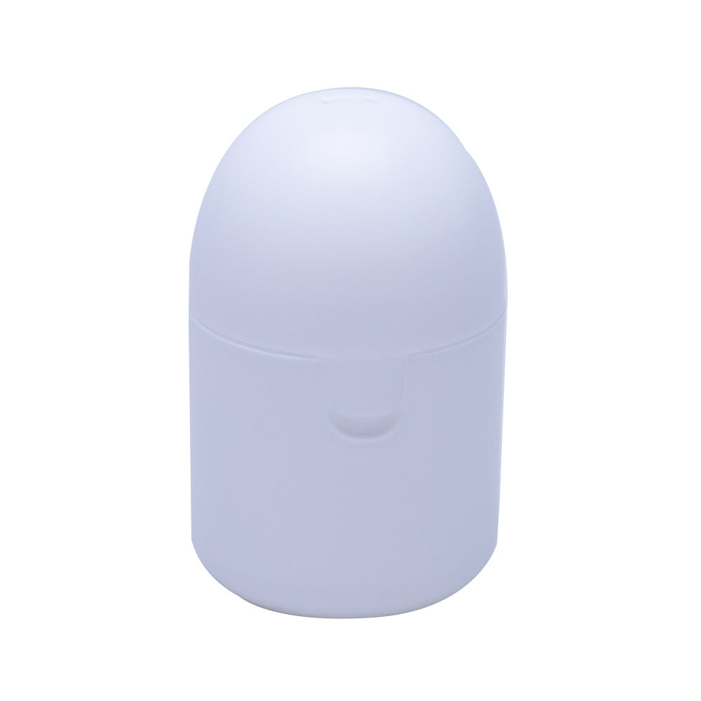 2PCS Reusable Medical Grade Silicone Menstrual Cup(S Size) & 2PCS Matching Sterilizer Box - Microwave Safe Disinfector Case, Heat Resistant 130°C (White Set)