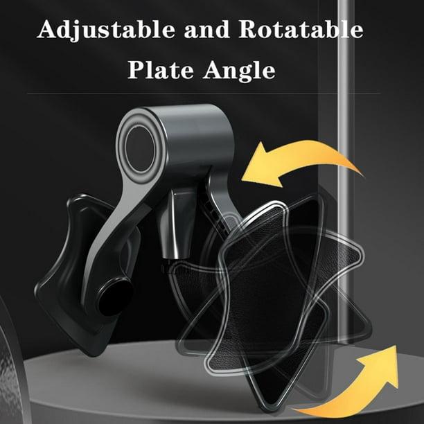 2-in-1 Black Smart LCD Counting Kegel Trainer for Glute Lifting & Leg Toning - Adjustable Resistance & 360° Rotating Baffles for Postpartum Recovery & Pelvic Health