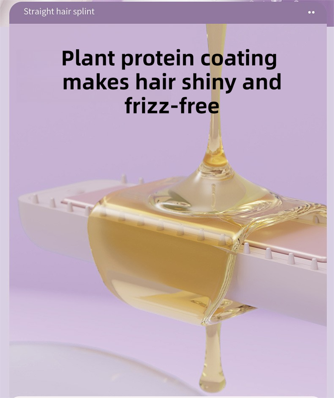 Green 2-in-1 Wireless Hair Styler with 4 Temperature Settings, Dual Anti-Scalding & Cap - 3D Ceramic Heating Brush with Essential Oil Coating