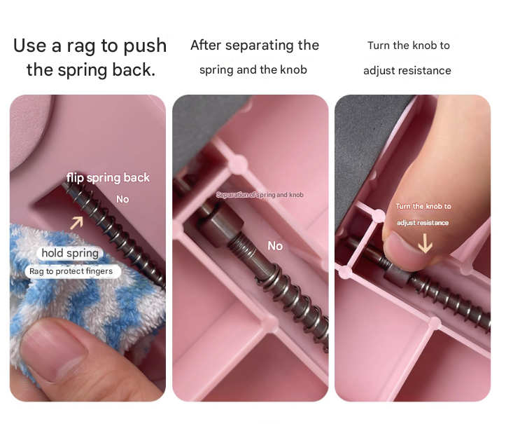 Blue Adjustable Foot Arch Trainer Toe Grip Exerciser Spring Resistance Strengthening Tool for Flat Feet & Ballet 29cm