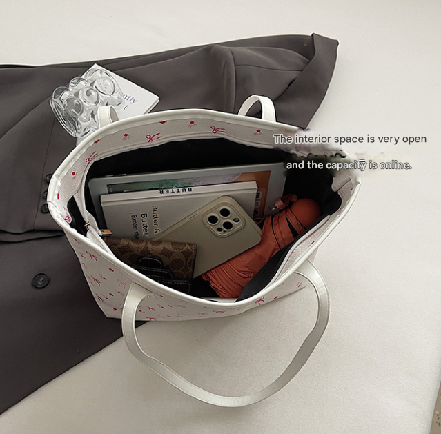 Coffee Large Capacity Daily Commuter Tote Bag Set | Versatile Shoulder Handbag with Matching Pouch | 38cm Length Casual Carryall