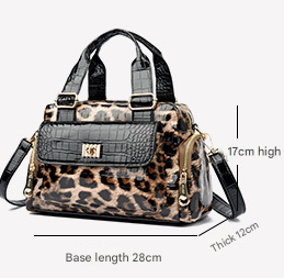 Black Luxurious Patterned Handbag | Structured Top Handle Shoulder Bag | Fashion Trend High-Gloss Tote