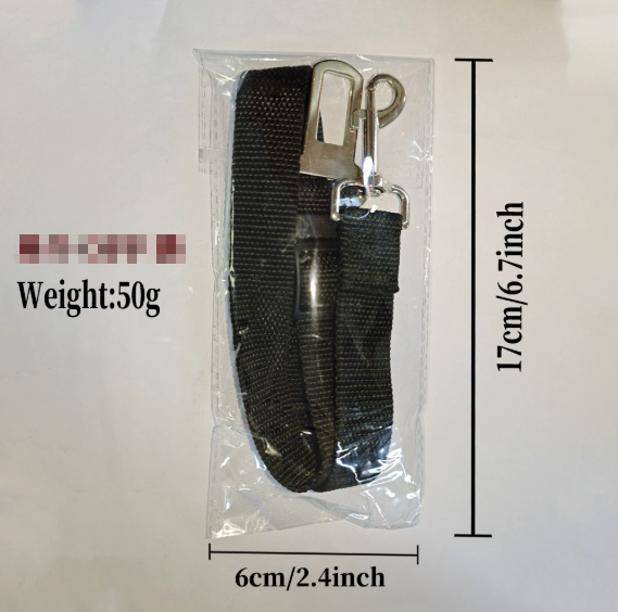 Purple 5PCS Universal Adjustable Pet Car Safety Seat Belt | Heavy Duty Retractable Harness Restraint | Anti-Jump Window Safety Clip