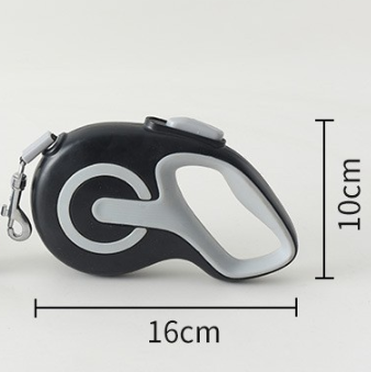 Pink 5 Meter Retractable Dog Leash | Ergonomic Anti-Slip Grip | Heavy Duty Nylon Rope for Small to Medium Dogs