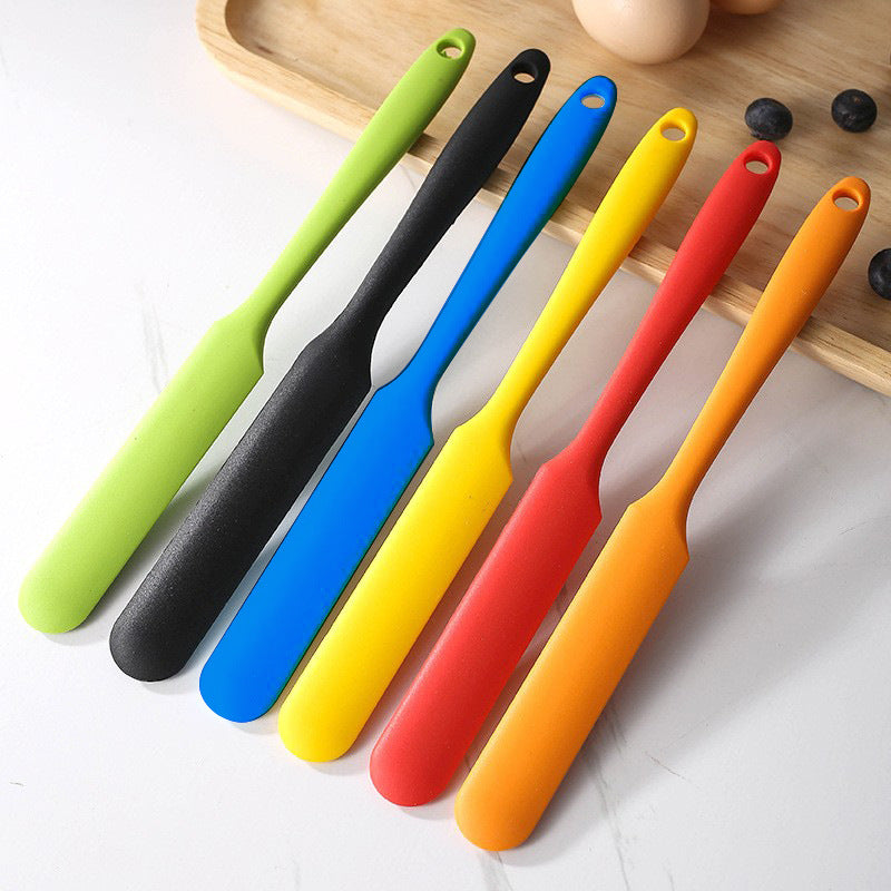 10-Pack Blue Mini Silicone Spatulas – Flexible Baking Scrapers for Flour, Jam, Butter & Cake Decorating