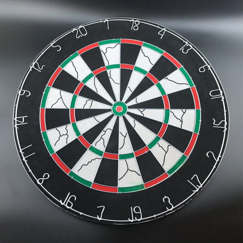 Durable Part Printing 18" Two Side Dart Board+6 Darts Steel Wire Inlay